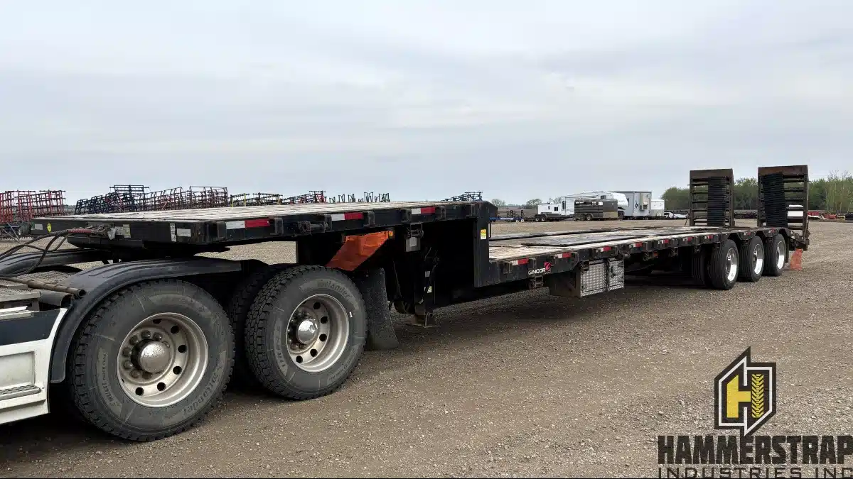Gallery image 1 for Used 2022 ***MANUFACTURER NOT SPECIFIED*** GINCOR Tridem Tri Axle Air Ramp Step Deck Semi Trailer Trailer - Step Deck