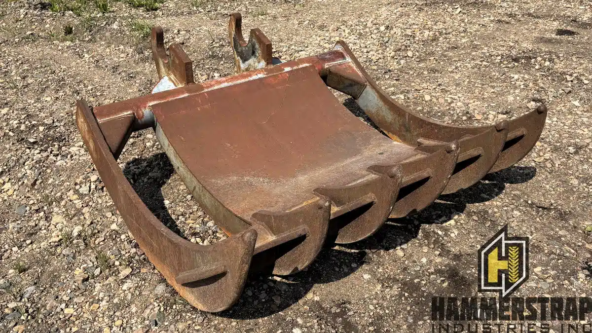 Gallery image 1 for Used Unspecified 60 inch 200 Series Q/C Excavator Track Hoe Root Brush Rake Attachment