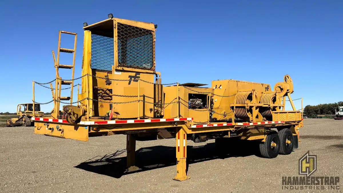 Gallery image 1 for Unspecified TE P-400 33 Ft Tandem Axle Cable Puller Trailer Trailer - Reel