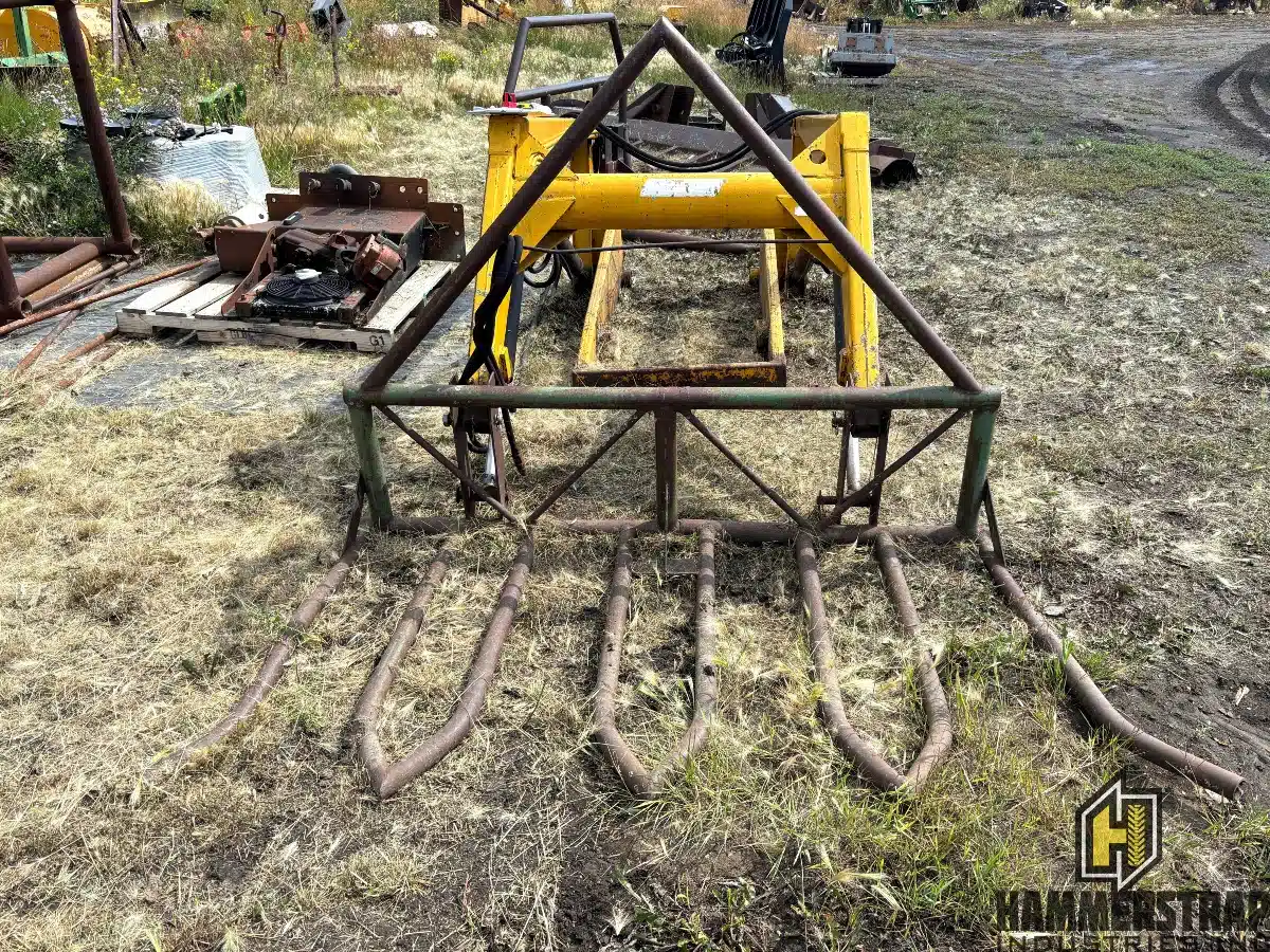Used Unspecified Square Bale Stook Mover Tractor Fork Attachment Fork