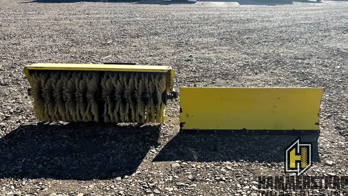 Gallery image 2 for 2021 John Deere Quick Hitch Mount w/ Broom & Blade Attachments Attachment