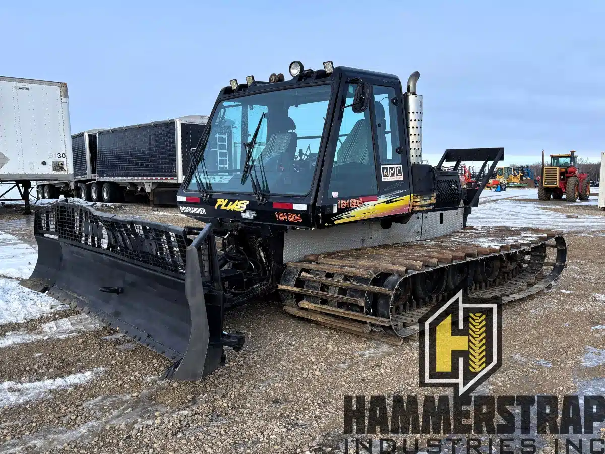 Used 1999 Bombardier Plus MP Snowcat Snow Groomer Track Machine Snow Plow