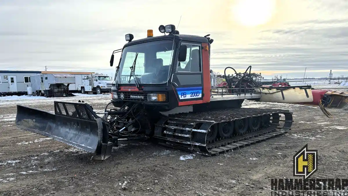 Used Unspecified PISTEN BULLY PB200 Snowcat Snow Groomer Track Machine w/ Blade Snow Plow