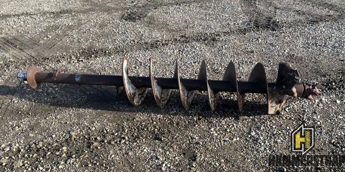 Used Unspecified SKID STEER 18 inch Auger Attachment w/ Extension Attachment