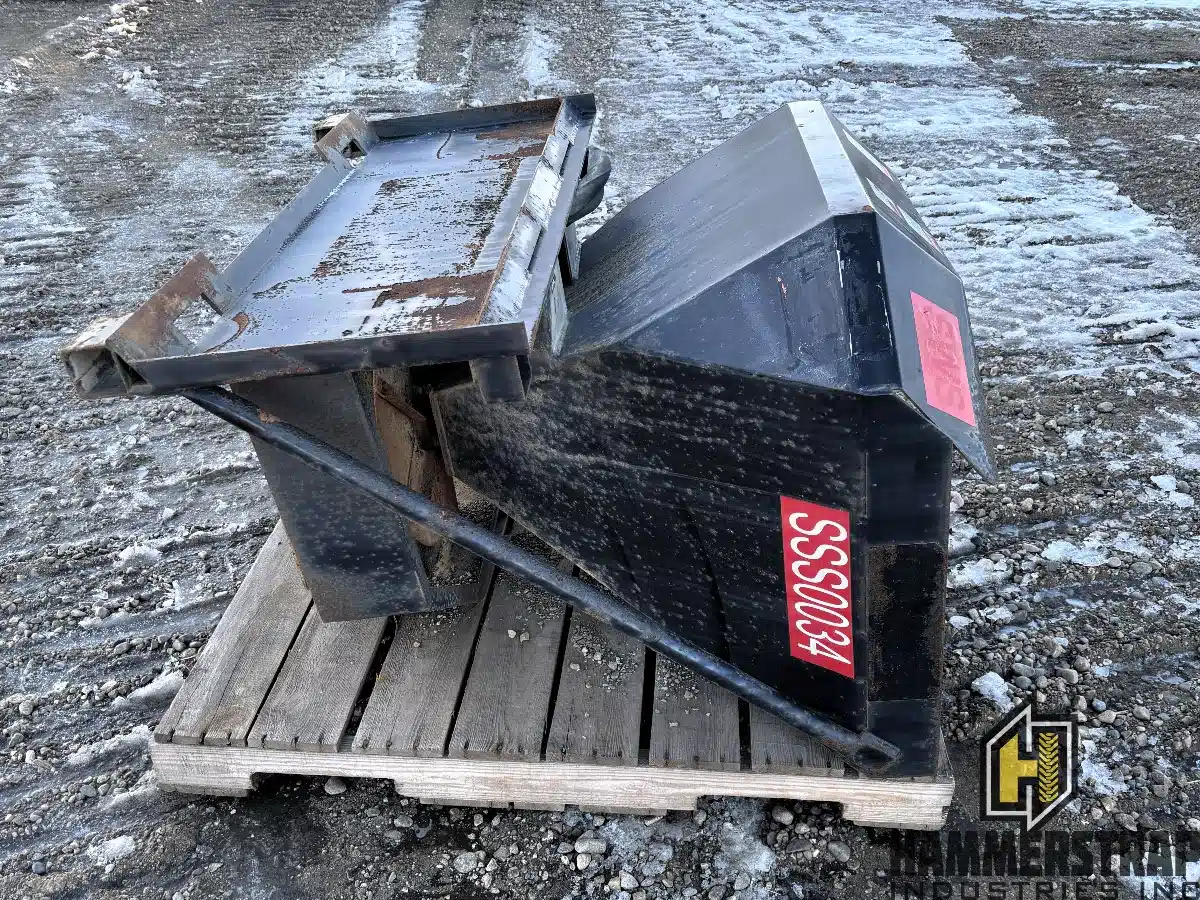 Used Talet Sand Kicker Skid Steer Bobcat Sand Spreader Attachment Attachment