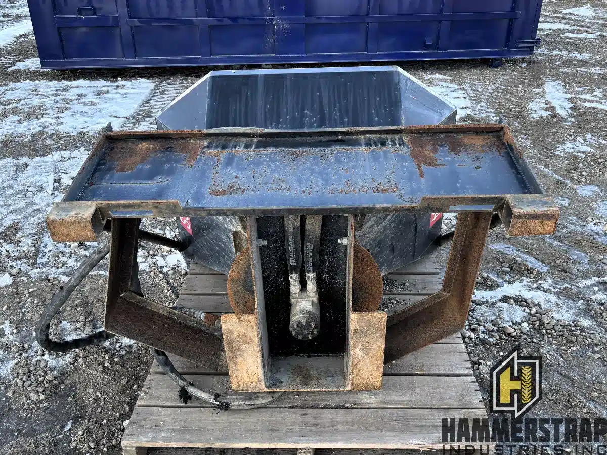 Gallery image 2 for Talet Sander Kicker Skid Steer Bobcat Sand Salt Spreader Attachment