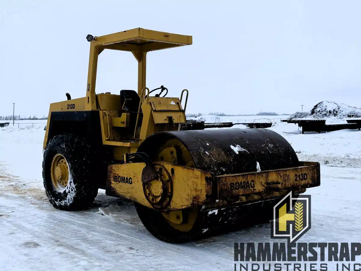 Used 1988 Bomag 213D 7 Ft Smooth Drum Vibratory Roller Compactor Compactor