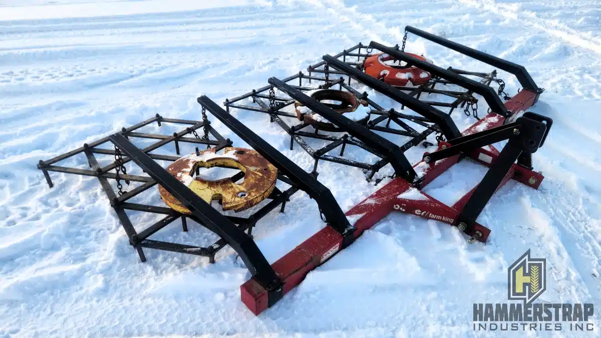 Gallery image 2 for Buhler Farm King 10 Ft 3 Point Hitch Diamond Harrows Harrow