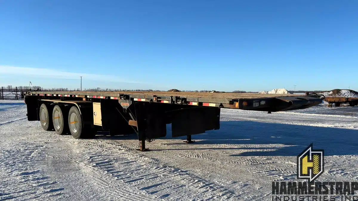 2013 Doepker 41 Ft Tridem Crane Float High Boy Oilfield Trailer