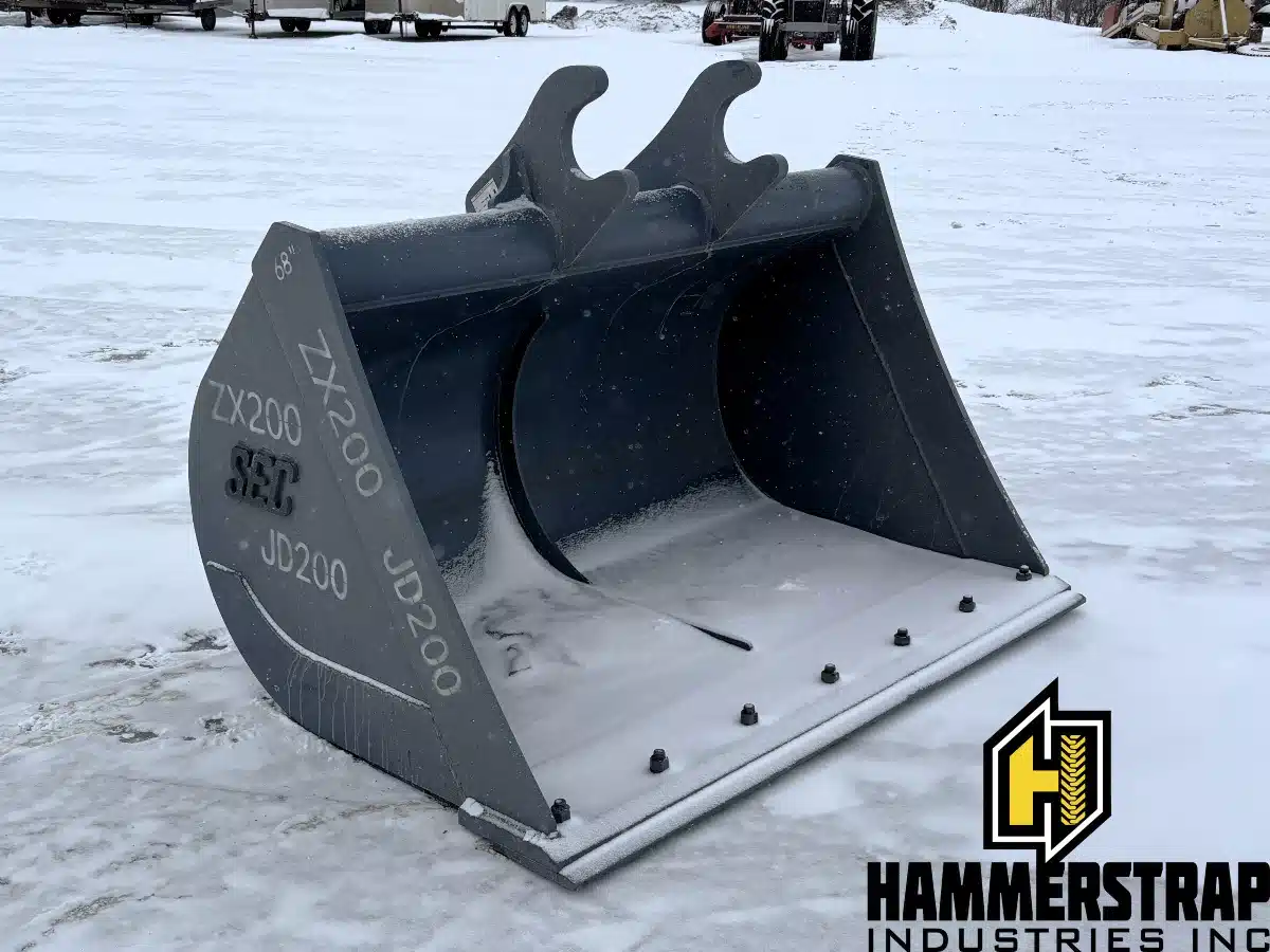 SEC 68 inch Q/C 200 & 300 Series Track Hoe Excavator Cleanup Bucket