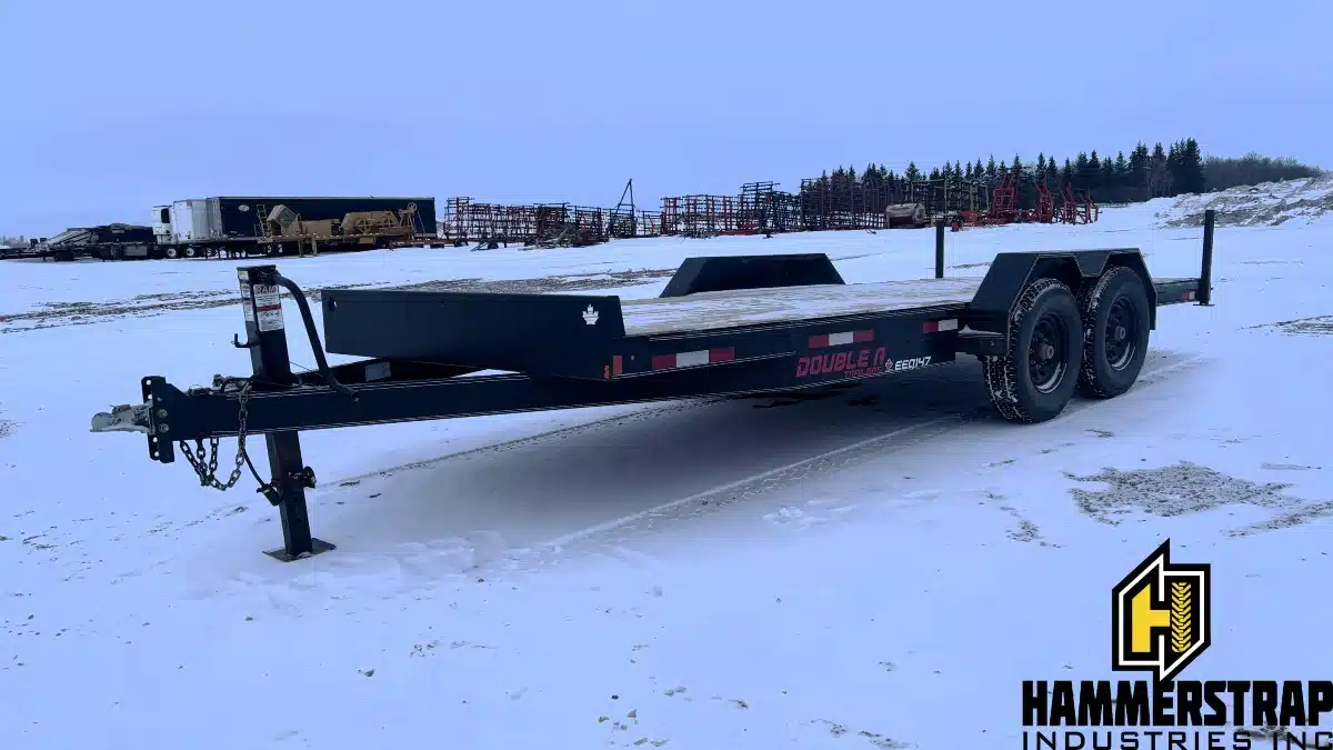 2021 Double A Trailers Tandem Axle 18 Ft Flat Deck Trailer - Car Hauler