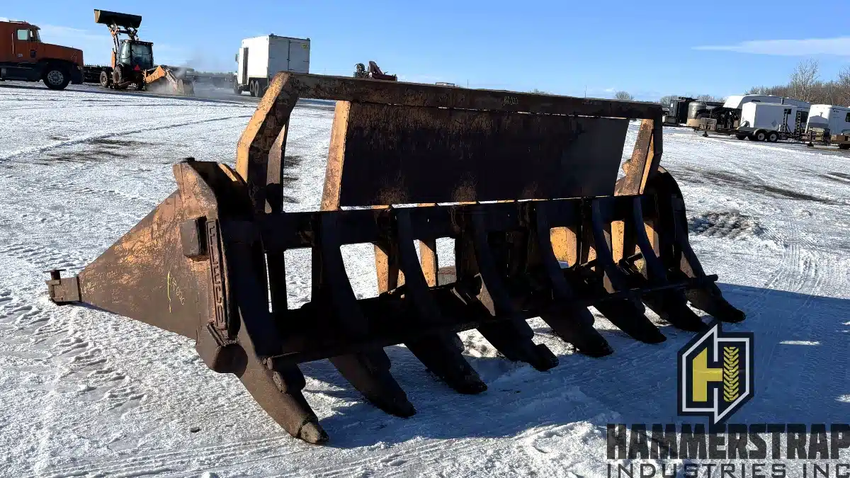 Gallery image 1 for Caterpillar CAT D6 D7 FLECO 146 inch Root Rake Dozer Brush Rake Attachment