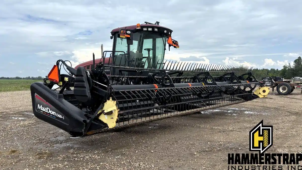 Gallery image 1 for 2012 MacDon M155 Swather Windrower w/ 30 Ft Draper Header Windrower