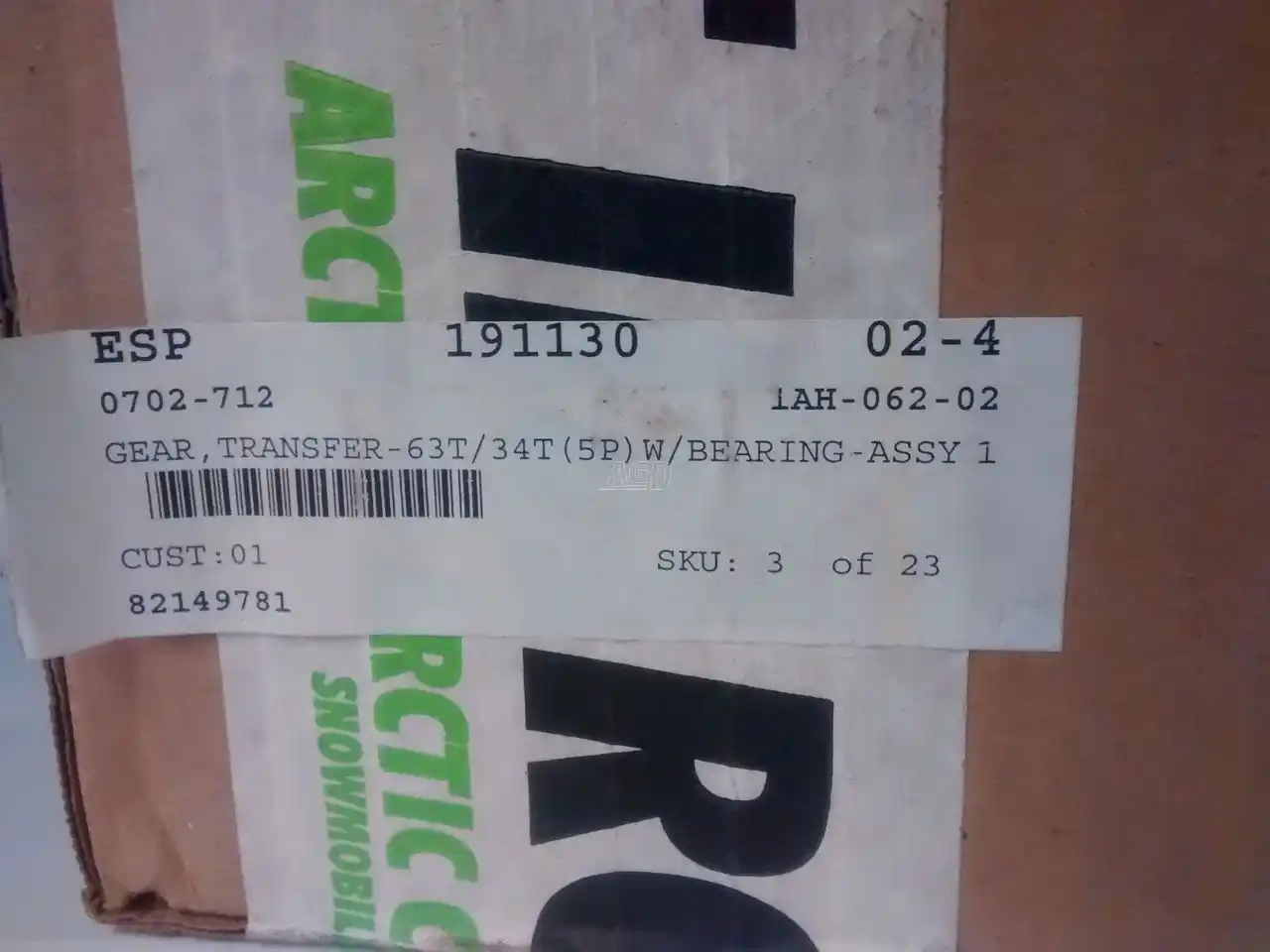 Gallery image 2 for Arctic Cat 0702-712 Parts New-Used