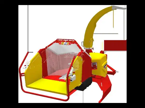 Gallery image 1 for Rabaud Broyeur de Branche sur tracteur Trailer - Ammonia