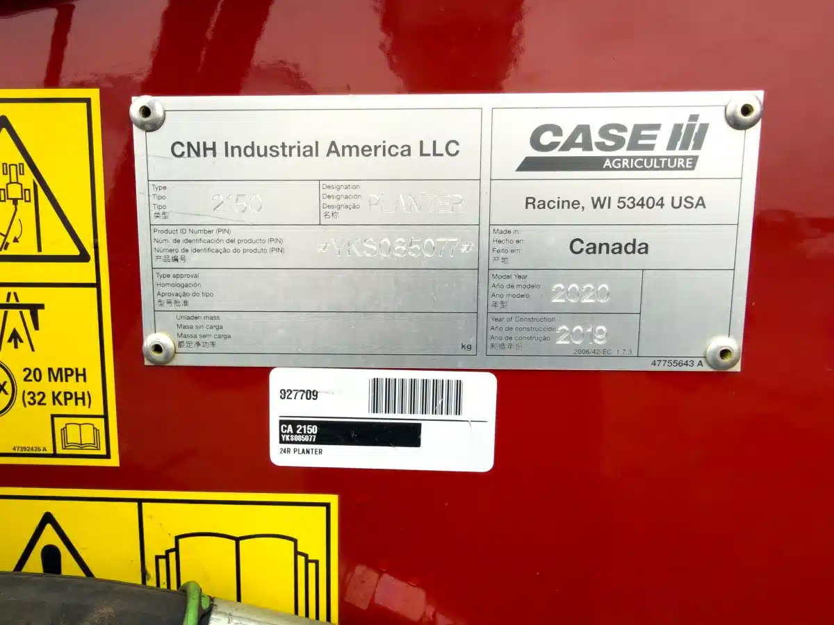 Gallery image 2 for Used 2020 Case IH 2150 Planter
