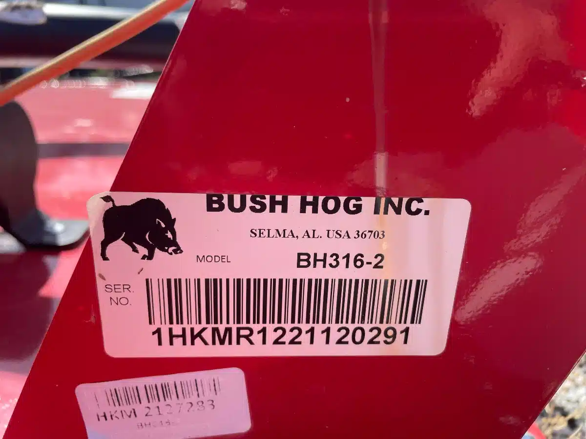 Gallery image 2 for New 2022 Bush Hog BH316 Rotary Cutter