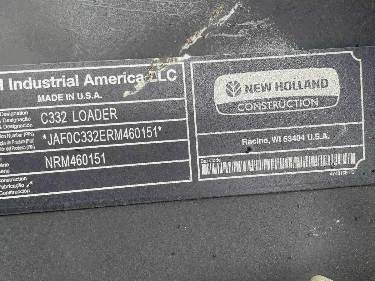 Photo de la Galerie 2 pour New Holland Construction C332 Chargeur sur chenilles