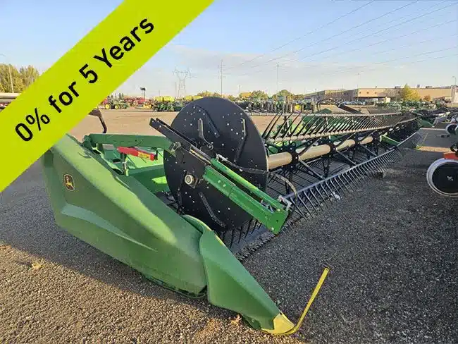 Gallery image 1 for Used 2022 John Deere HD40F Header - Draper