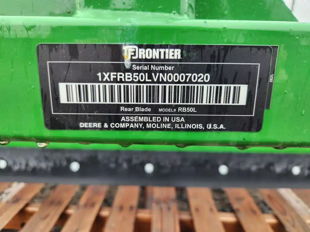 Gallery image 2 for New 2022 Frontier RB5060L Snow Blade