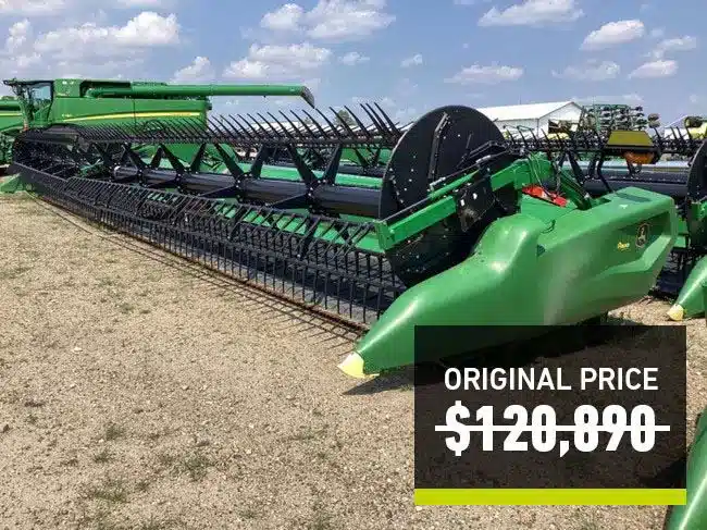 Gallery image 1 for Used 2022 John Deere RD45F Header Combine