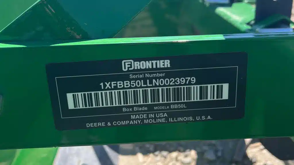 Gallery image 2 for New 2022 Frontier BB5060L Snow Blade