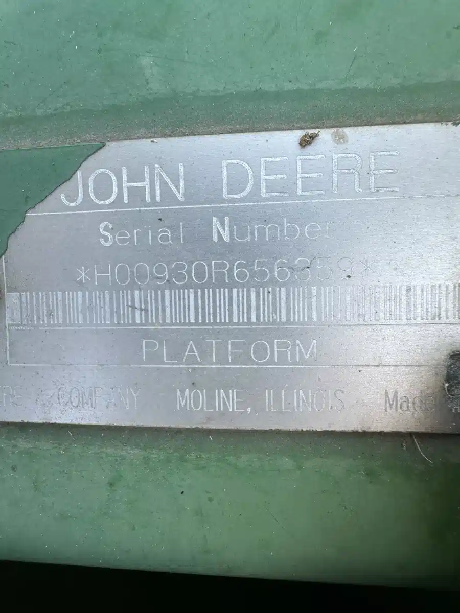 Gallery image 2 for Used 1994 John Deere 930R Rigid Head