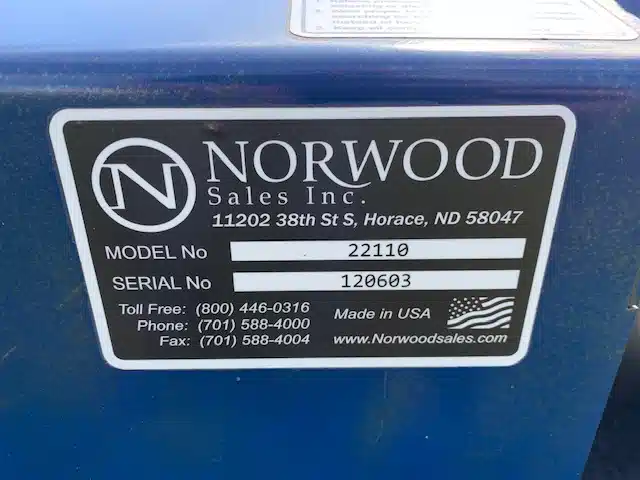 Gallery image 2 for 2018 Norwood 22110 Belt Conveyor