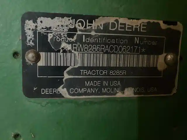 Gallery image 2 for Used 2012 John Deere 8285R Tractor