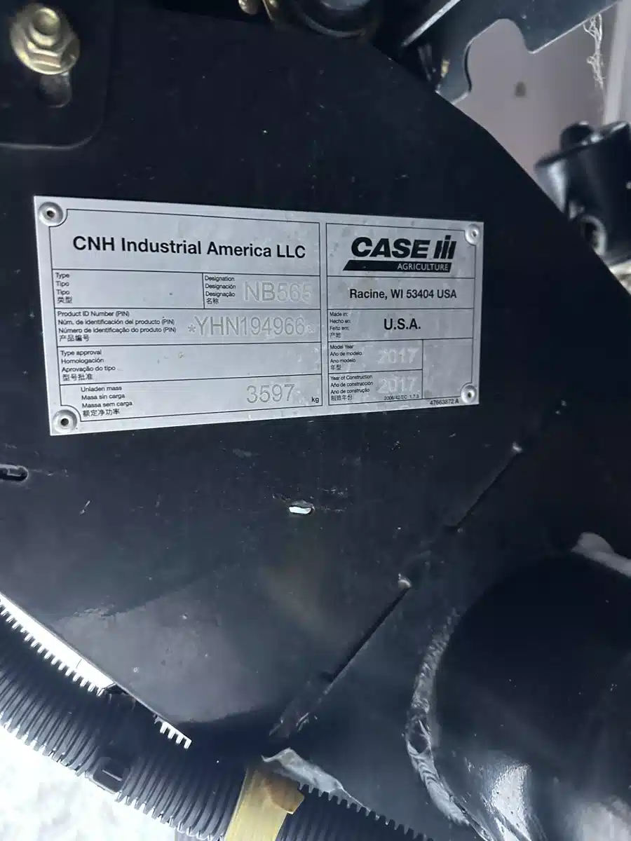 Gallery image 2 for Used 2017 Case IH RB565 Round Baler