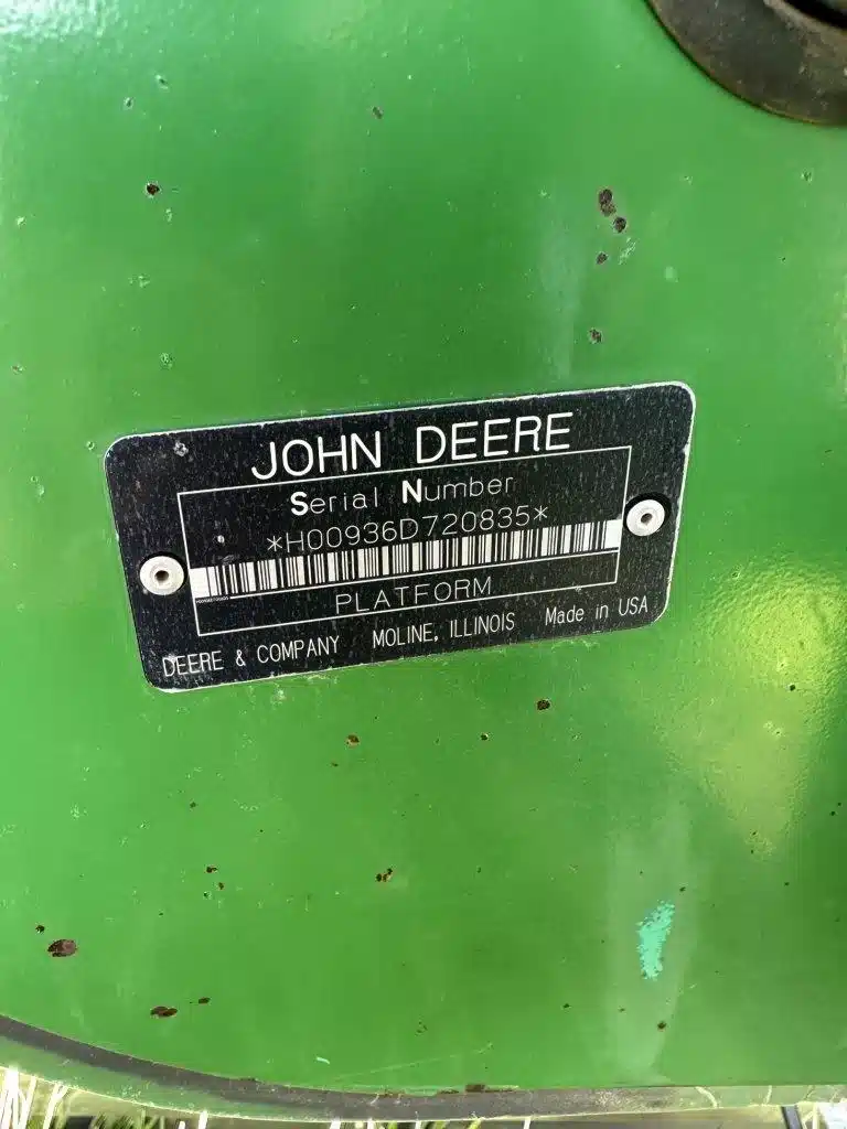 Gallery image 2 for Used 2007 John Deere 936D Header Combine