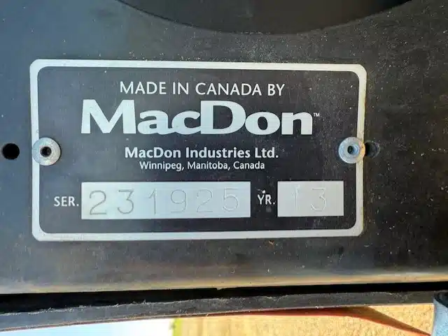 Gallery image 2 for Used 2013 MacDon FD75 Header Combine