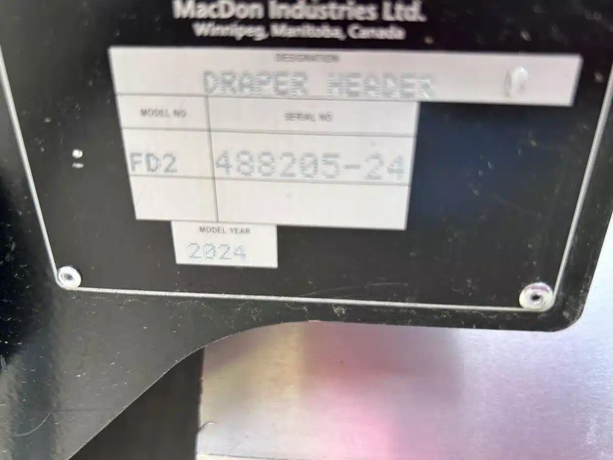 Gallery image 2 for Used 2024 MacDon FD250 Header - Flex Draper