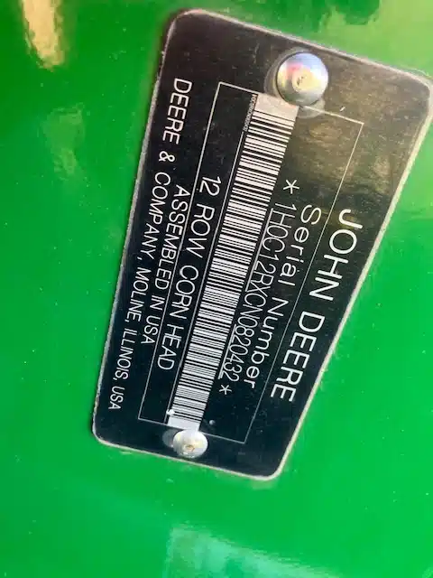 Gallery image 2 for Used 2022 John Deere C12R Rigid Head