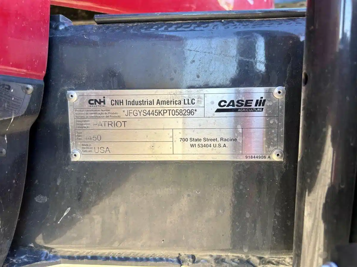 Gallery image 2 for Used 2024 Case IH PATRIOT 4450 Sprayer - Self Propelled