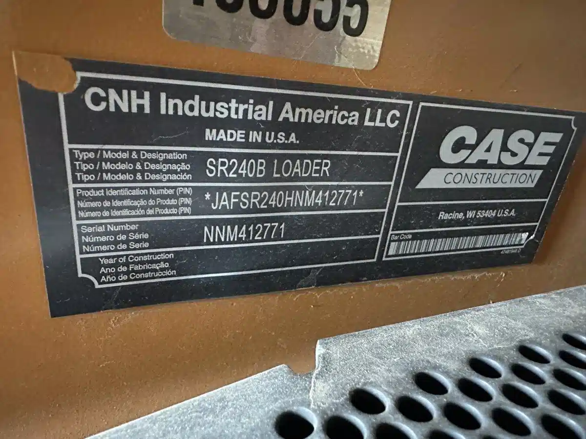 Gallery image 2 for Used 2022 Case SR240B Skid Steer