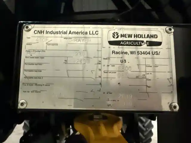 Gallery image 2 for Used 2019 New Holland SP.410F Sprayer - Self Propelled