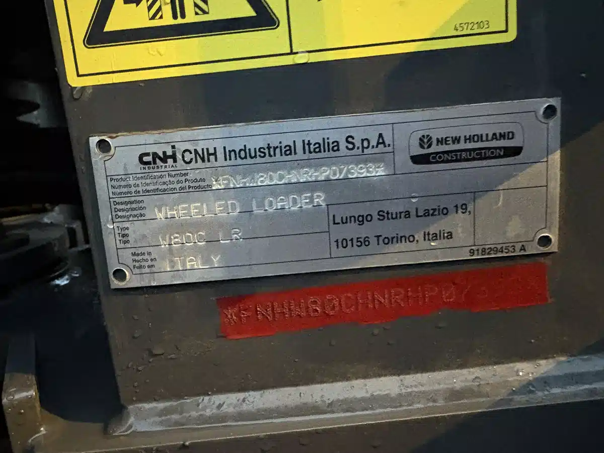 Gallery image 2 for 2024 New Holland W80C Front End Loader