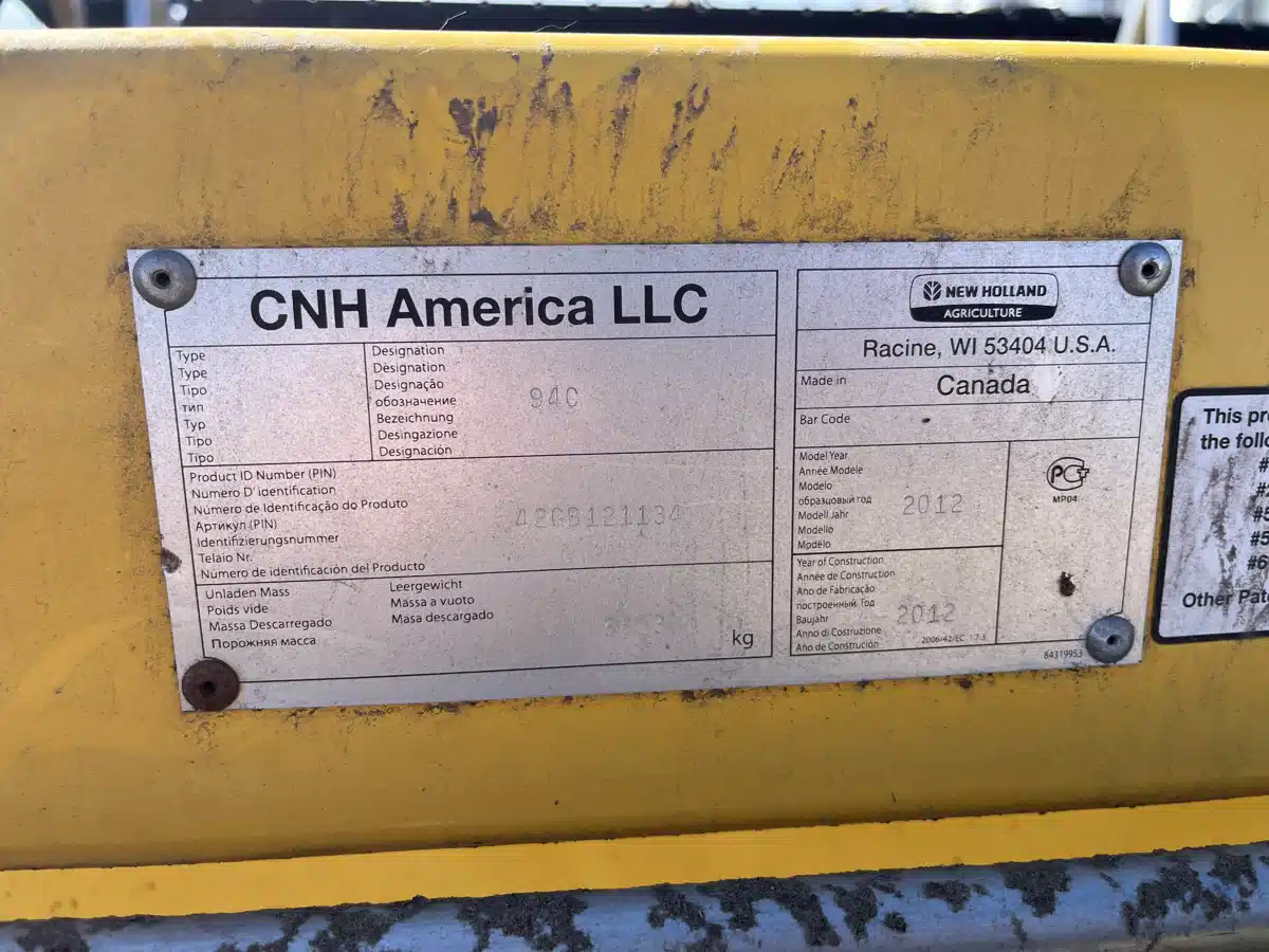 Gallery image 2 for 2012 New Holland 94C Header - Draper