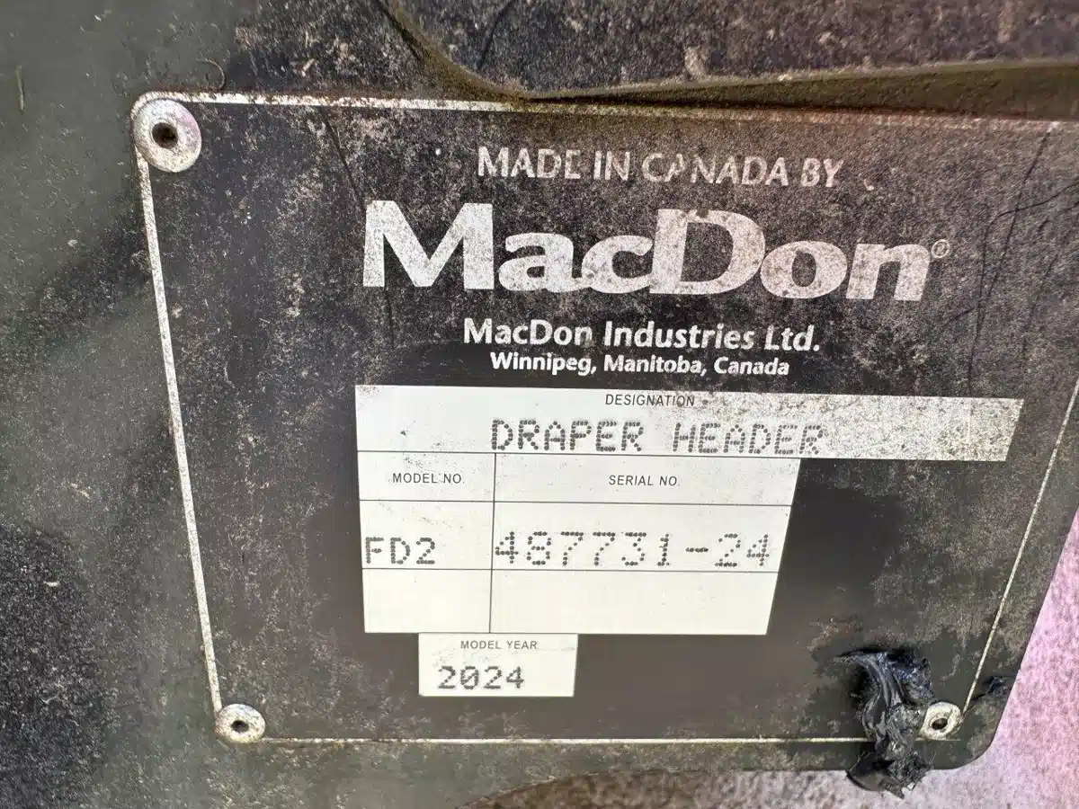 Gallery image 2 for 2024 MacDon FD240 Header Combine