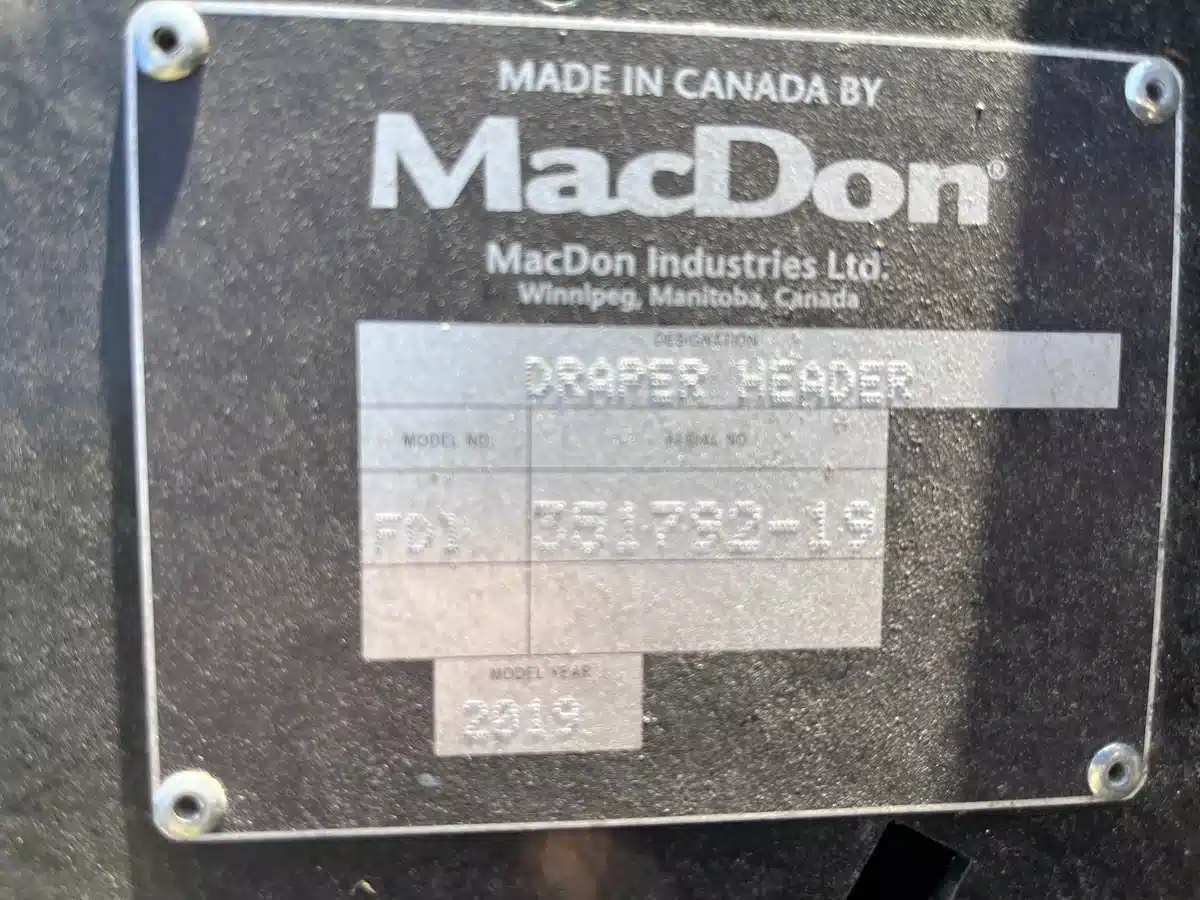 Gallery image 2 for 2019 MacDon FD140 Header Combine