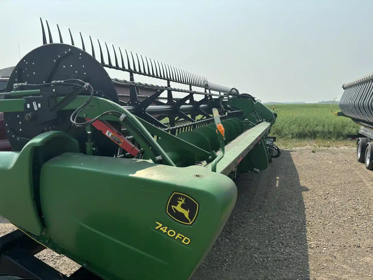 Used 2020 John Deere 740FD Header Draper AgDealer