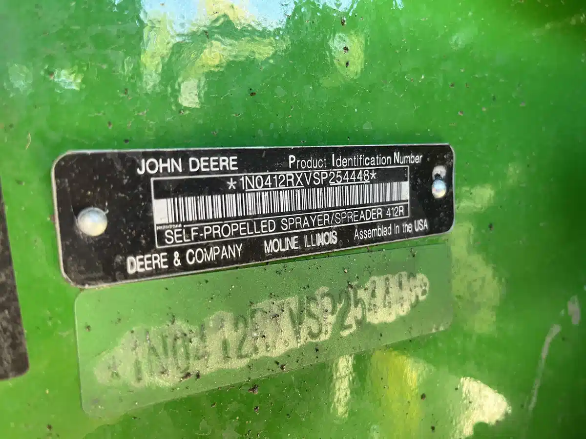 Gallery image 2 for Used 2025 John Deere 412R Sprayer - Self Propelled