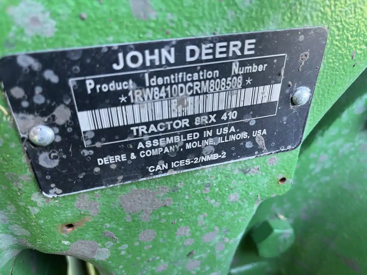 Gallery image 2 for 2024 John Deere 8RX 410 Tractor