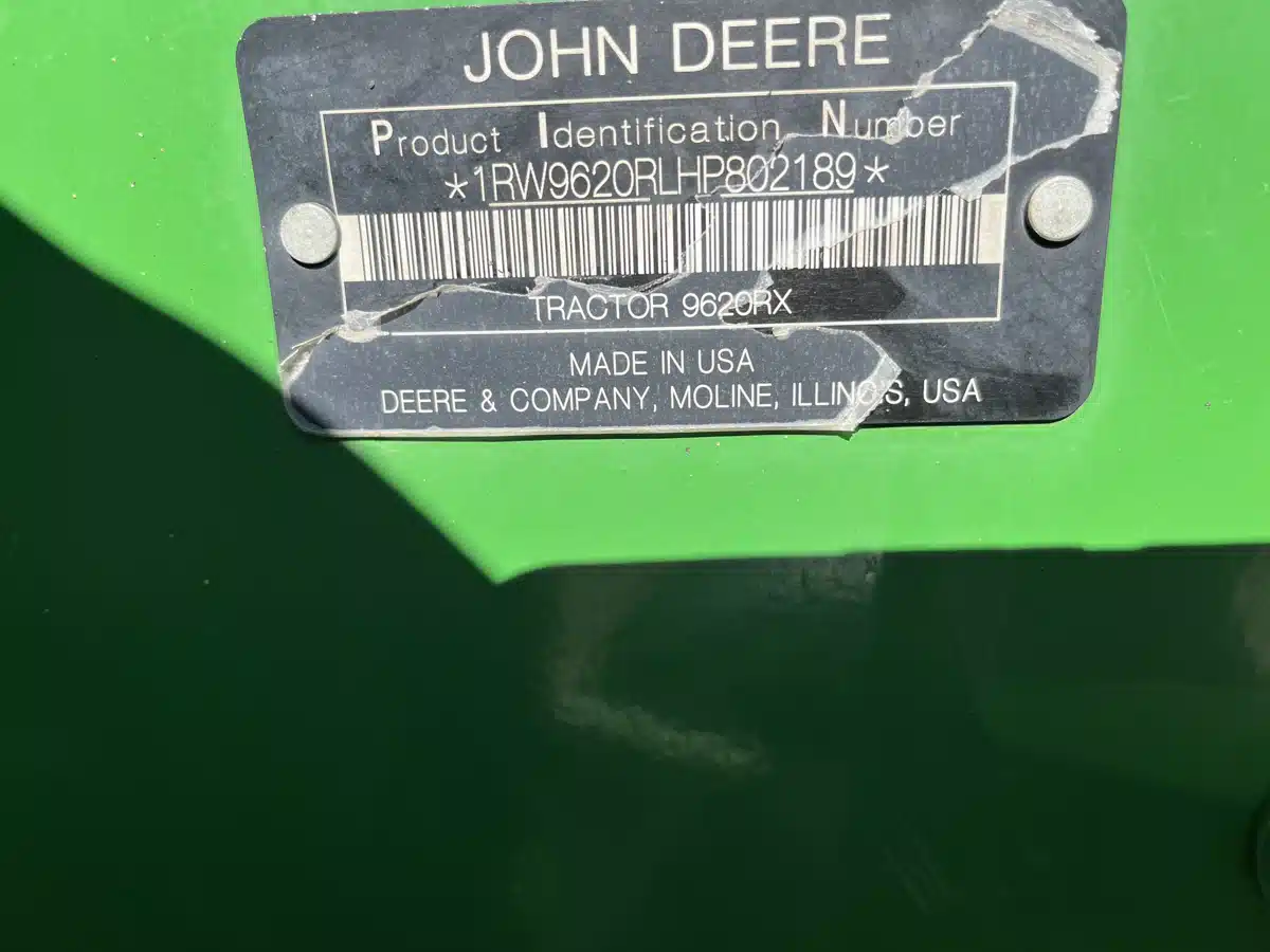 Gallery image 2 for Used 2017 John Deere 9620RX Tractor