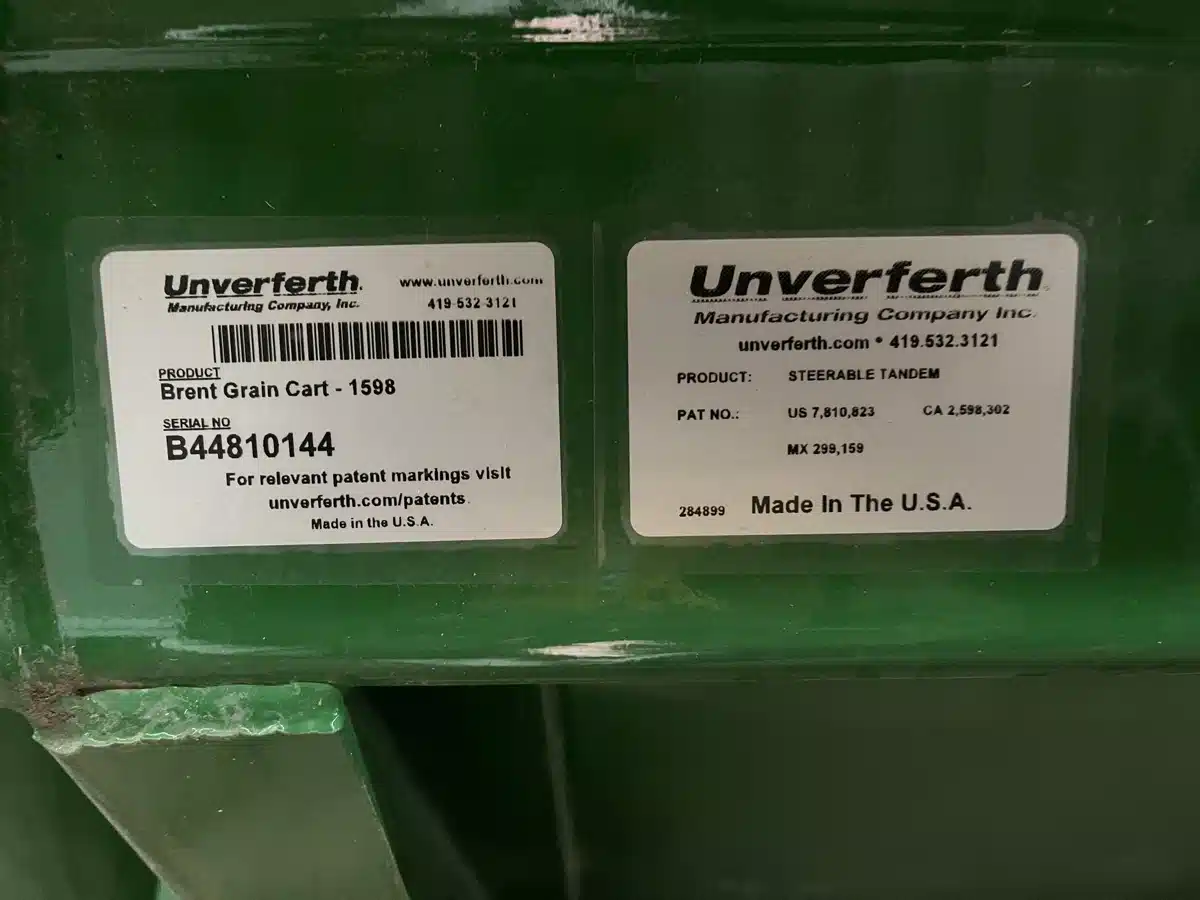 Gallery image 2 for Used 2024 Brent 1598 Grain Cart