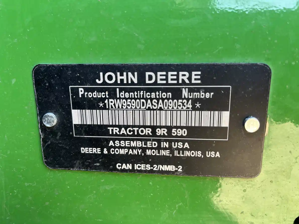 Gallery image 2 for Used 2025 John Deere 9R 590 Tractor