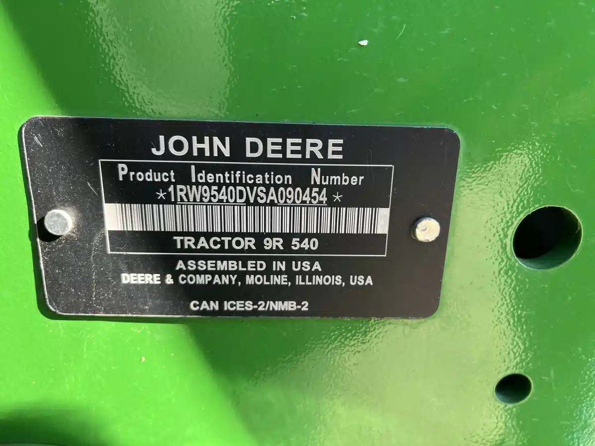 Gallery image 2 for Used 2025 John Deere 9R 540 Tractor