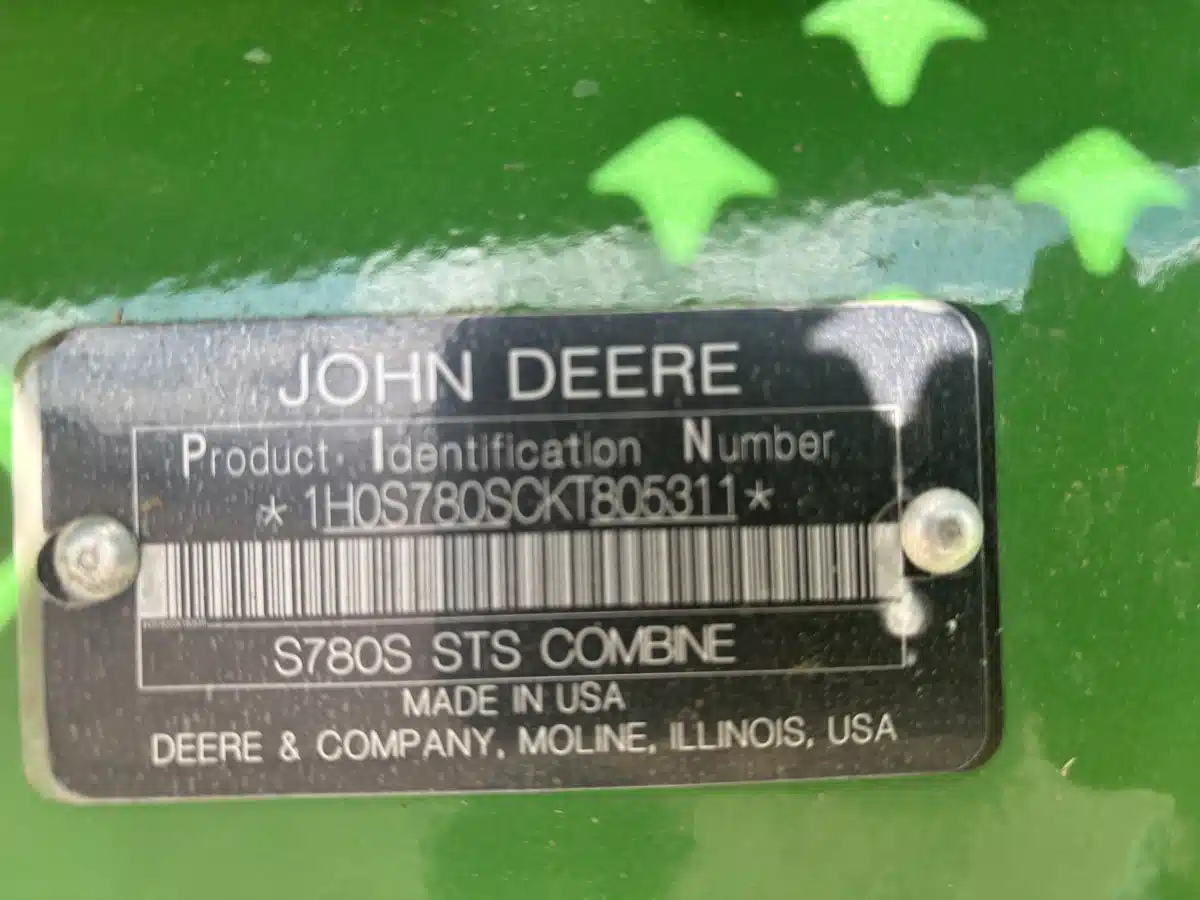 Gallery image 2 for 2019 John Deere S780 Combine