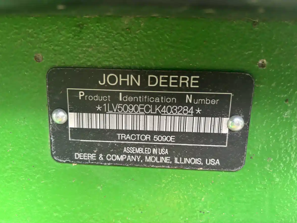 Gallery image 2 for Used 2019 John Deere 5090E Tractor